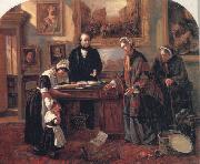 Emma Brownlow King The Foundling Restored to its Mother oil painting